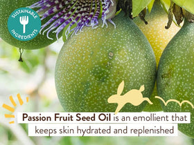 Babo Botanicals ingredients label close-up highlighting plant-based oils and clean formula
