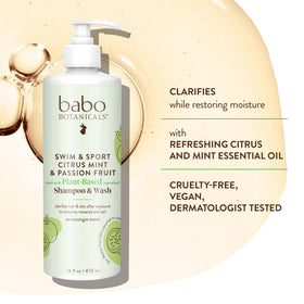 Babo Botanicals lather close-up showing gentle foam and conditioning texture