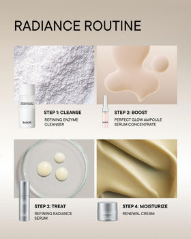 BABOR using powder as body polish for smooth, refined-looking skin
