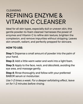 BABOR lifestyle image of applying cleanser in morning skincare routine