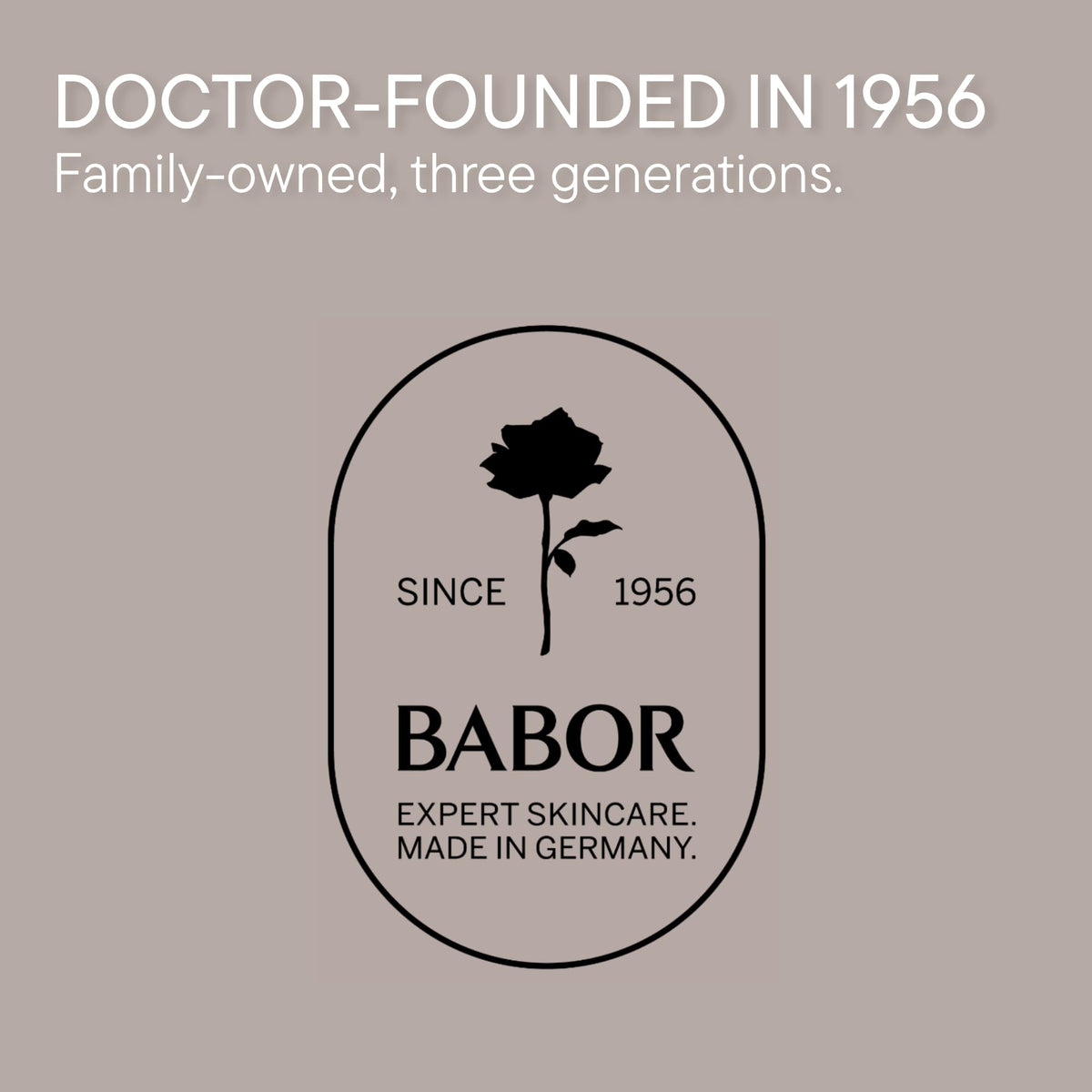 BABOR label detail highlighting vitamin C and enzyme ingredients