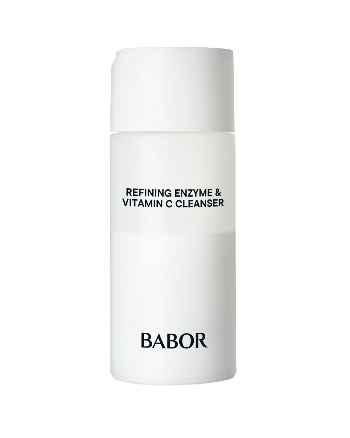 BABOR front packaging showing compact powder cleanser and benefits