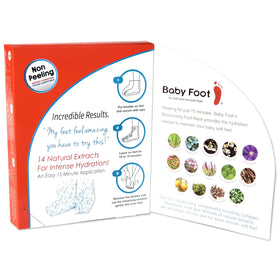 Baby Foot lotion texture highlighting hyaluronic acid hydration benefits