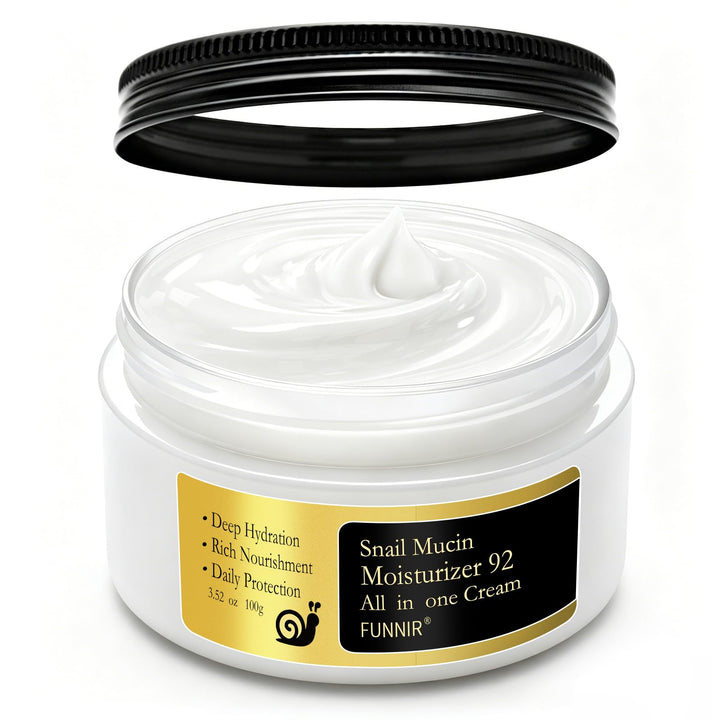 BabyFaceDiary FUNNIR front jar showing label and 100g size for easy shelf storage benefit