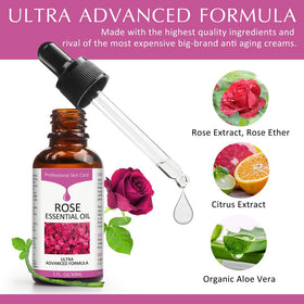 BabyFaceDiary dropper dispensing golden oil, precise application benefit