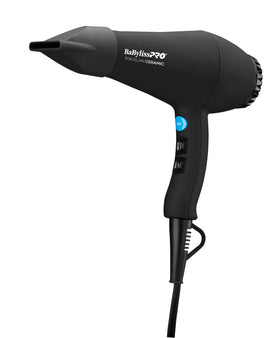 BaBylissPRO Carrera2 in-use styling on model delivering fast dry and reduced frizz