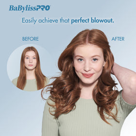 BaBylissPRO close-up of flocked roller texture that grips hair gently and reduces tangles