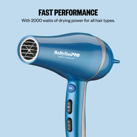 BaBylissPRO diffuser in use to enhance natural curls and reduce frizz