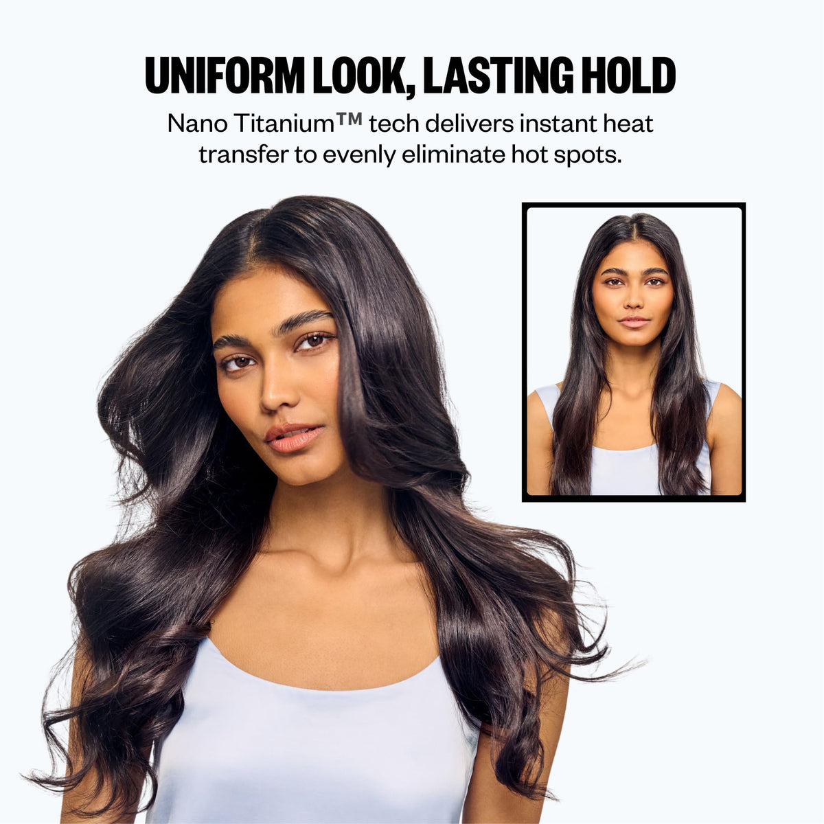 BaBylissPRO digital controls and temperature display for precise styling