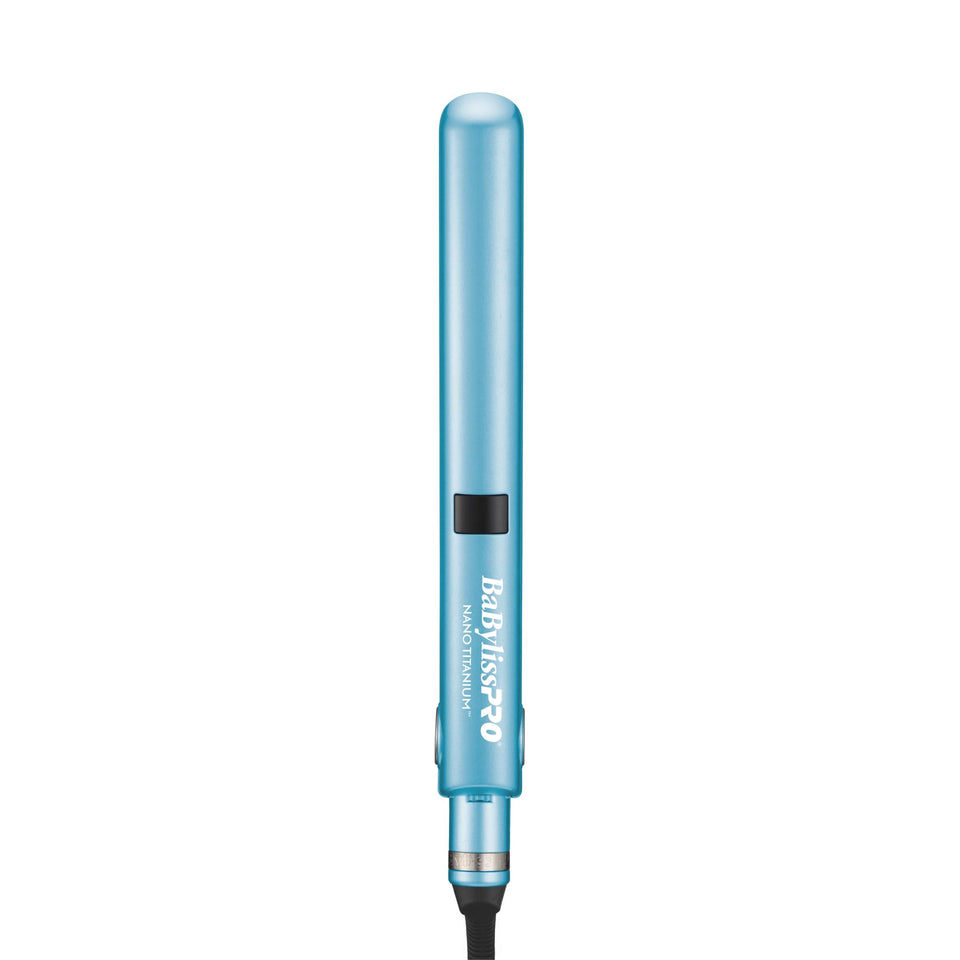 BaBylissPRO flat iron front view showing sleek design and professional finish for precise styling