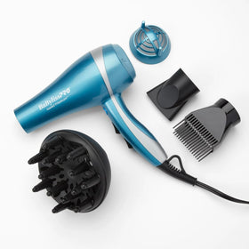 BaBylissPRO front view showing dryer and included attachments for versatile styling