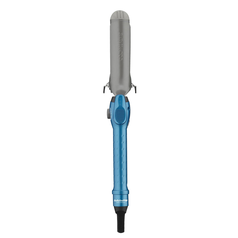 BaBylissPRO front view of curling iron showing full tool and clamp for confident styling