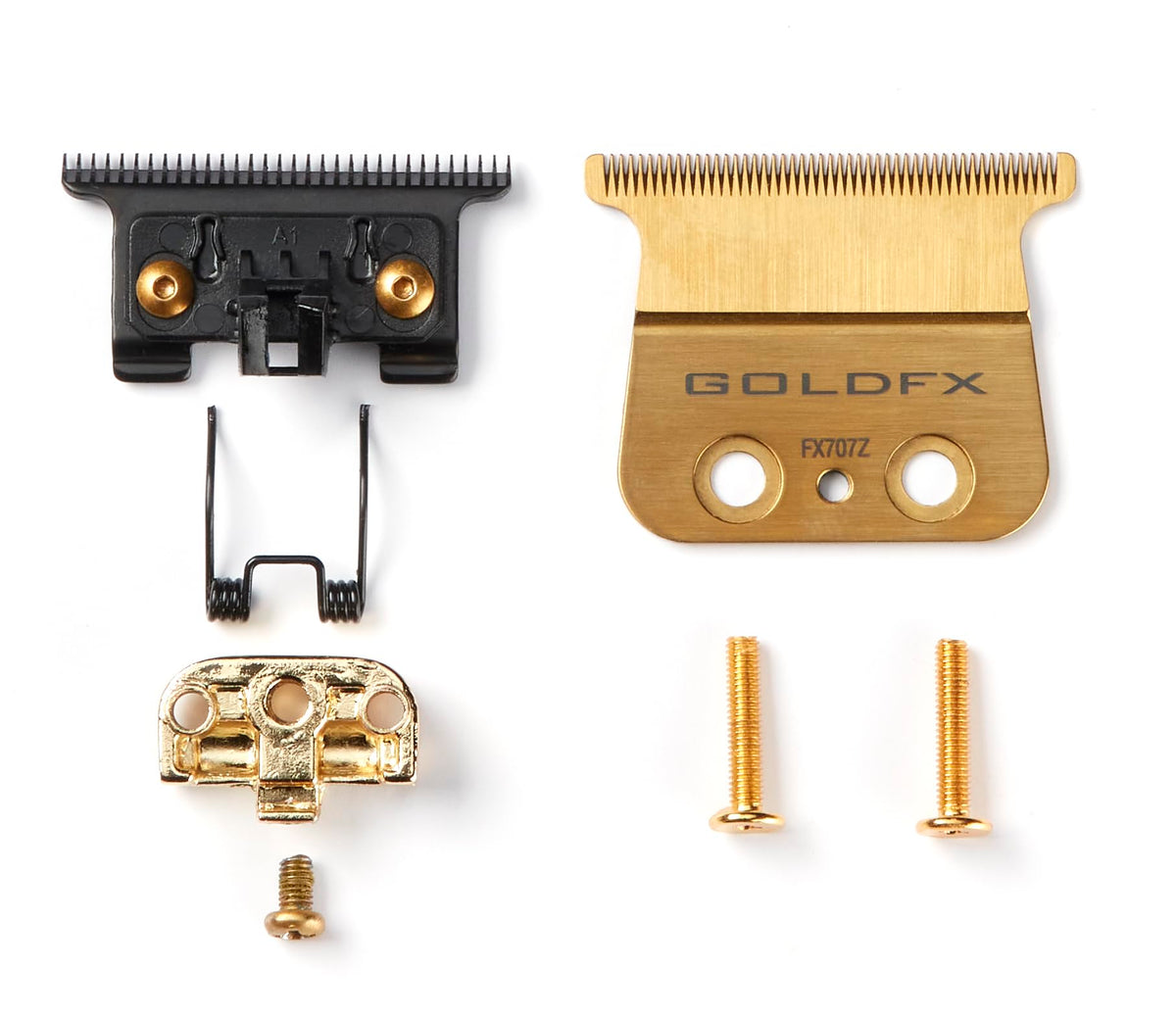 BaBylissPRO blade in use by barber showing clean outline result