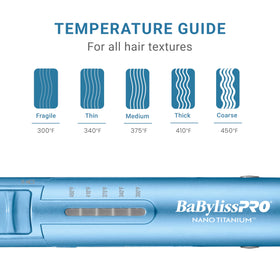 BaBylissPRO LED temperature display and lock control for precise heat