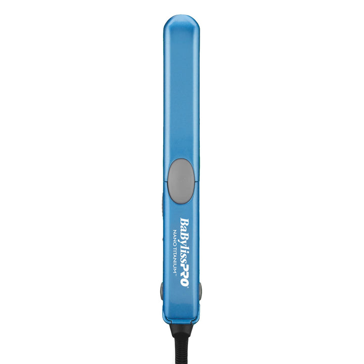 BaBylissPRO mini flat iron front view shows compact tool for precise styling