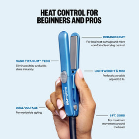 BaBylissPRO thermal pouch and flat iron for protected storage while traveling