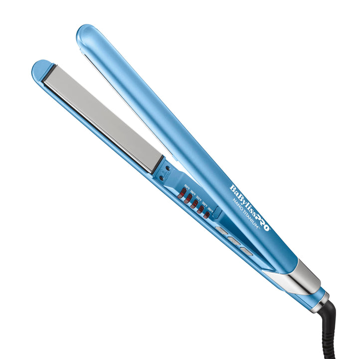 BaBylissPRO flat iron front view showing slim ergonomic body and professional finish