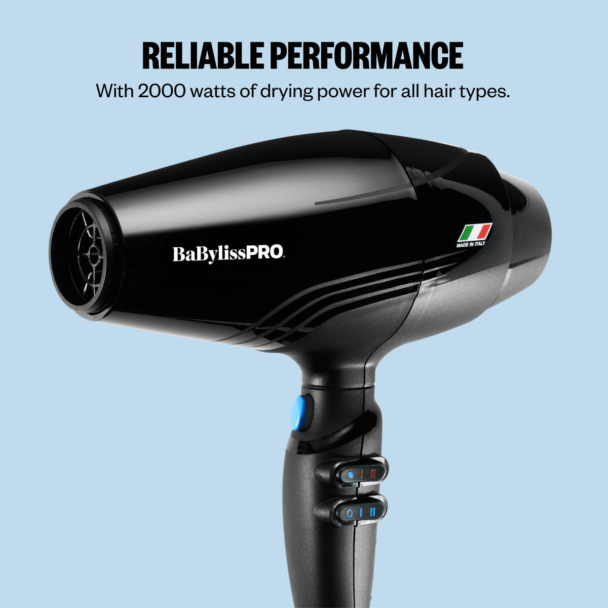 BaBylissPRO Rapido concentrator nozzle close-up for targeted airflow and precise styling