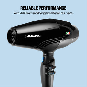 BaBylissPRO Rapido concentrator nozzle close-up for targeted airflow and precise styling