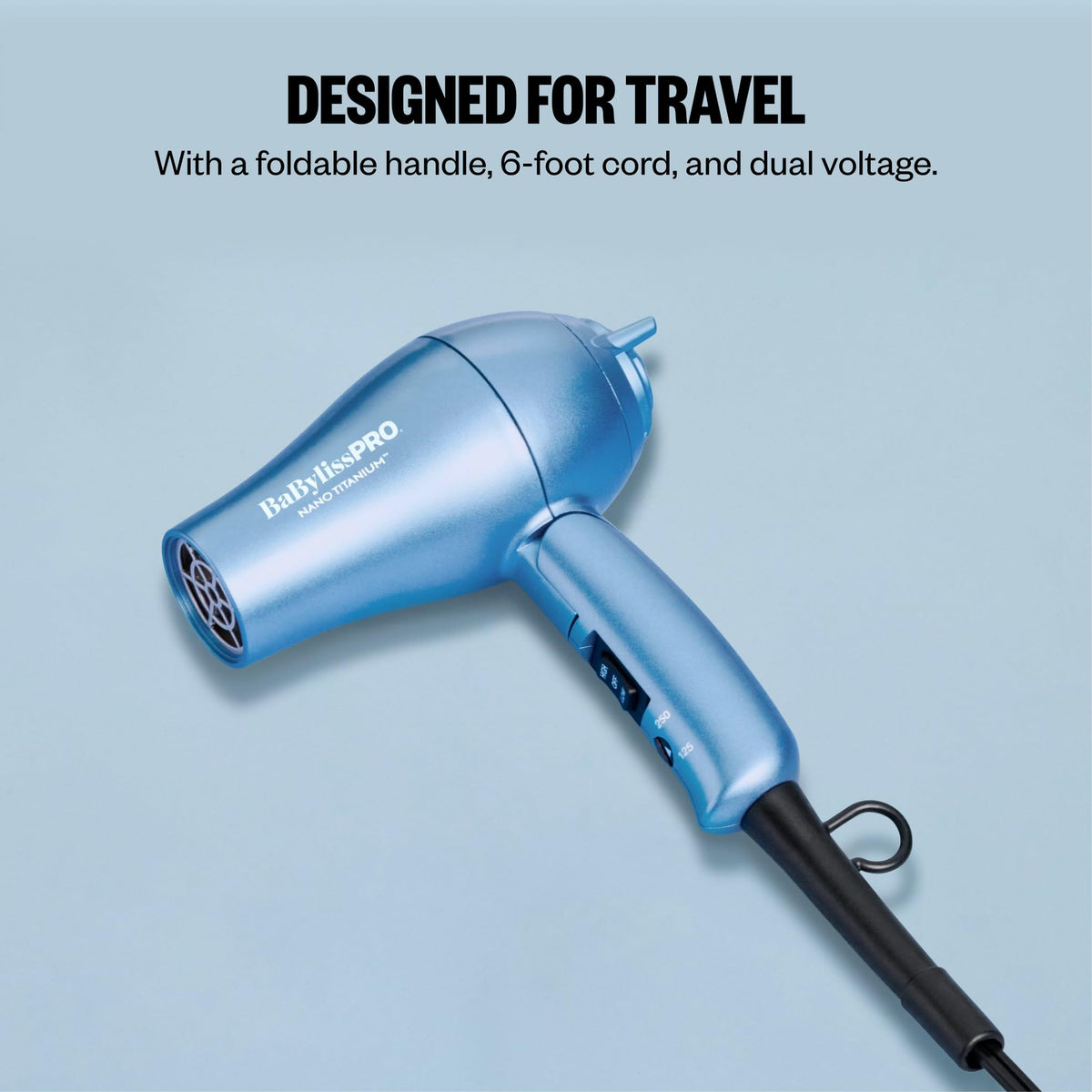 BaBylissPRO removable filter cover close-up for quick cleaning