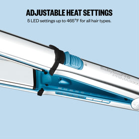 BaBylissPRO LED temperature controls allowing precise heat selection up to 465°F