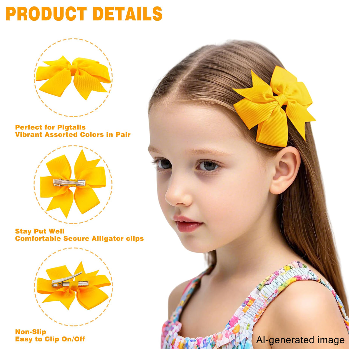 Babymatch alligator clip detail highlighting secure gentle grip