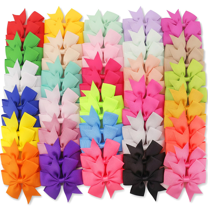 Babymatch front packaging showing 60 paired pinwheel bows and variety
