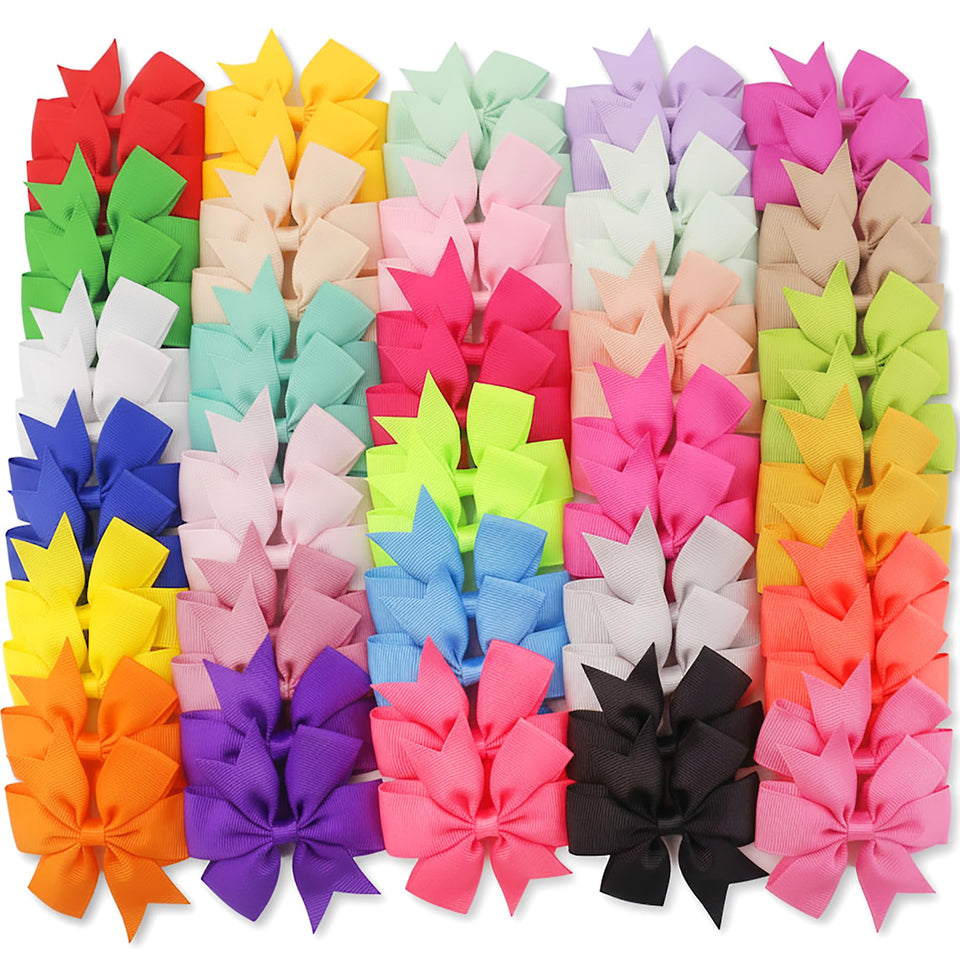 Babymatch front packaging showing 60 paired pinwheel bows and variety