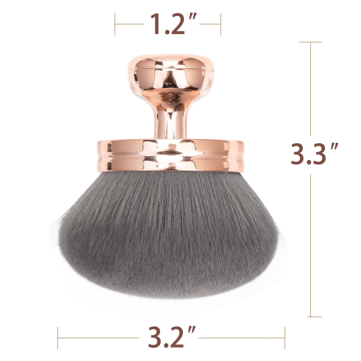 BABYSHEEP close-up of dense synthetic fibers delivering smooth streak-free blending