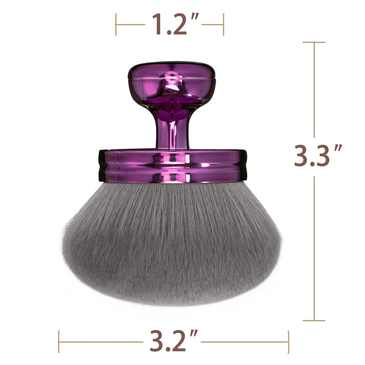 BABYSHEEP brush applying self-tanner to leg for streak-free finish