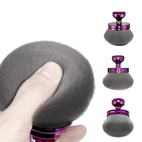 BABYSHEEP purple handle and ferrule detail for comfortable precise reach