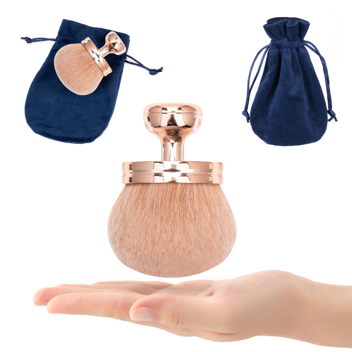 BABYSHEEP size comparison with hand demonstrating 3.2-inch wide head coverage
