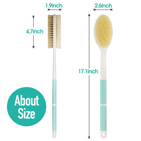 Backski next to ruler showing 17.1-inch length for hard-to-reach areas