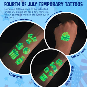 Backtopeia kids wearing temporary tattoos at a celebration showing family-friendly fun