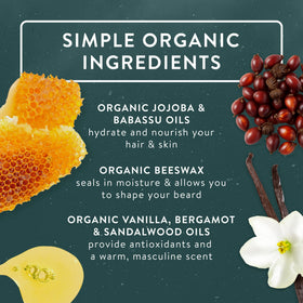 Badger ingredient oils and beeswax closeup delivering nourishing benefits