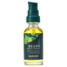 Badger front glass bottle showing brand and tidy packaging benefit