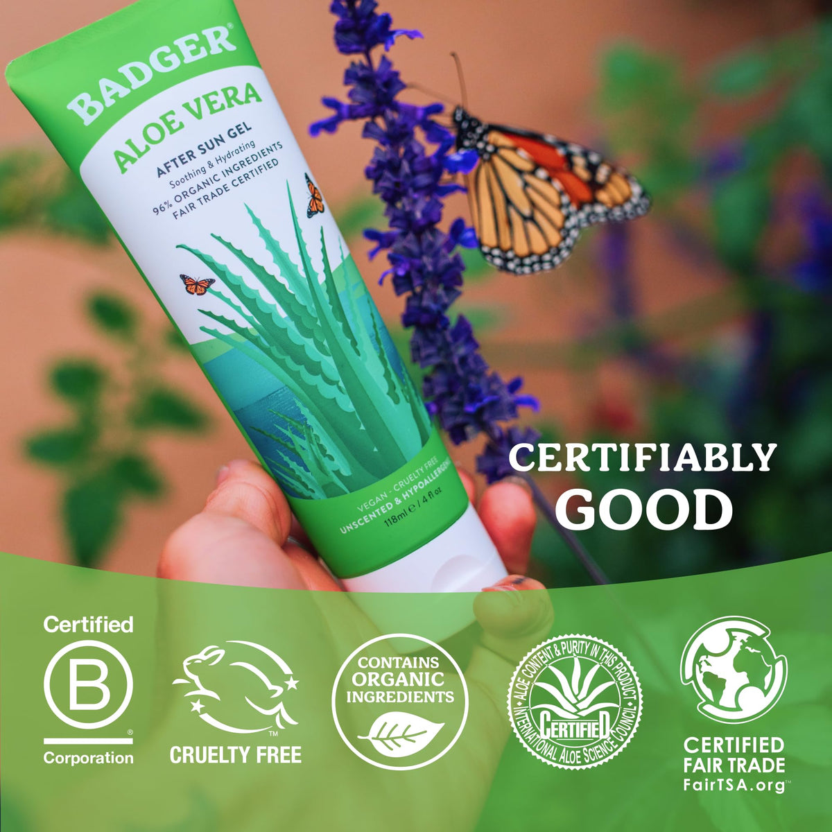 Badger solar-powered manufacturing image representing sustainable production and eco-conscious brand