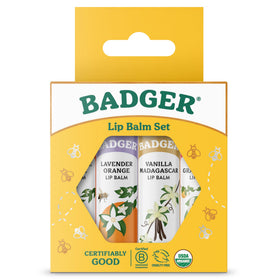 Badger open tubes showing all four flavors for variety and daily rotation