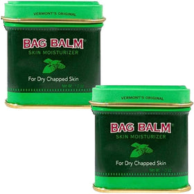 Bag Balm 1oz tin front view showing label and compact size for portable repair