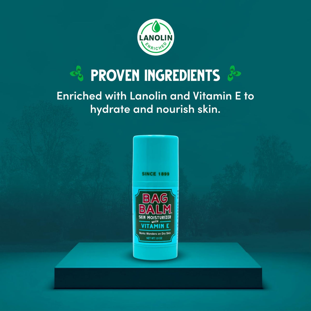 Applying Bag Balm on hands to soothe cracked skin and lock in moisture