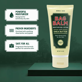 Bag Balm being applied to hands demonstrating quick absorption benefit