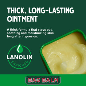 Bag Balm on cuticles detail showing gentle softening and protective benefit