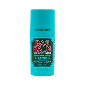 Bag Balm front packaging showing brand and twist-up stick for quick hydration