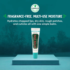 Bag Balm label detail with ingredients view for informed choice