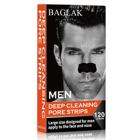 BAGLAK front packaging showing 120 large pore strips for value and convenience