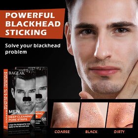 BAGLAK applied on a man's nose showing coverage and easy application
