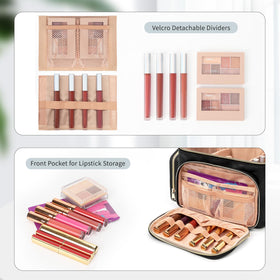 Bagmoly side pockets detail storing travel-size toiletries easily