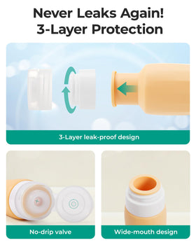 BAGSMART funnel brush and spoons accessories for clean refills