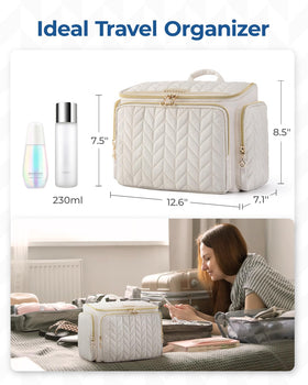 BAGSMART handle held to show scale and comfortable grab for travel