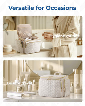 BAGSMART packed in luggage in lifestyle scene illustrating travel readiness